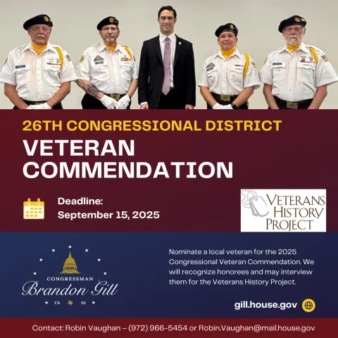 2025 Congressional Veteran Commendation