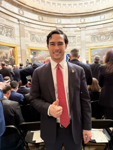 Rep. Gill at Inauguration